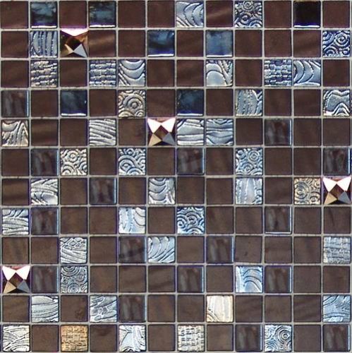  MYSTIC GLASS AGATA DIAMOND BROWN MALLA  31,1х31,1 мозаика от ONIX