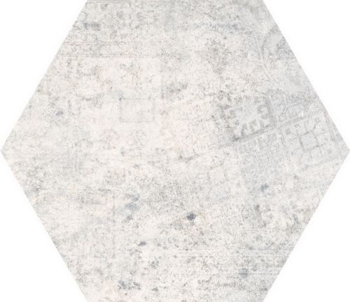  Concrete decor white hexagonal 25x22 универсальная от CODICER 95