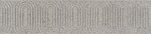 Плитка Безана Бордюр серый обрезной OP\B206\12137R 25х5,5 от KERAMA MARAZZI
