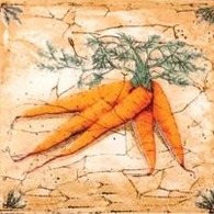 Плитка Гурман Декор морковь (D-496) 16,5х16,5 от Сокол