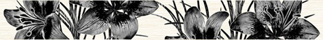 Плитка Piano черн./56-03-04-081/ /86-02-04-81/ Бордюр 40х5 от НЕФРИТ