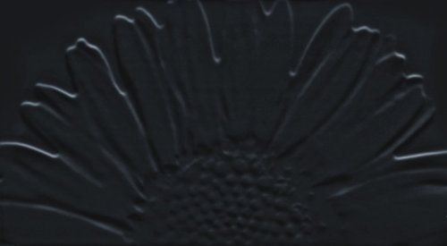 Плитка Colour Black Декор Sunflower 59,3х32,7 от TUBADZIN
