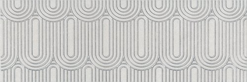 Плитка Безана Декор серый светлый обрезной OP\A201\12136R 25х75 от KERAMA MARAZZI